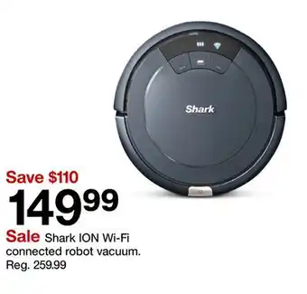 Target Shark ION Wi-Fi connected robot vacuum offer