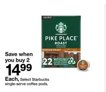 Target Starbucks single-serve coffee pods offer