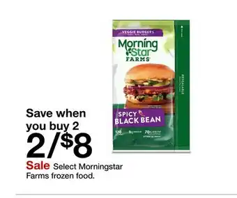 Target Select Morningstar Farms frozen food offer