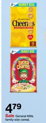 Target General Mills family-size cereal offer