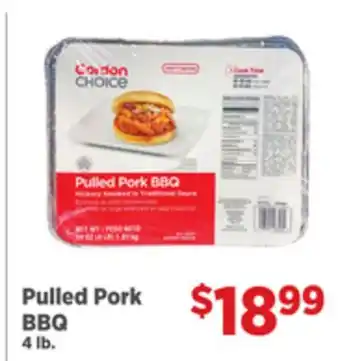 Gordon Food Services Pulled Pork BBQ offer