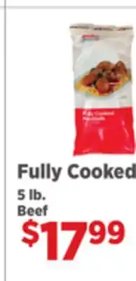 Gordon Food Services Fully Cooked Meat balls Beef offer