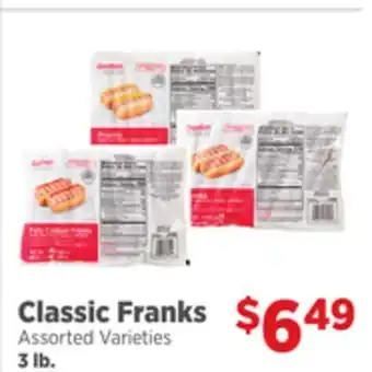 Gordon Food Services Classic Franks offer