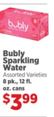Bubly Sparkling Water