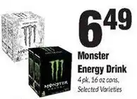 Sentry Monster Energy Drink offer