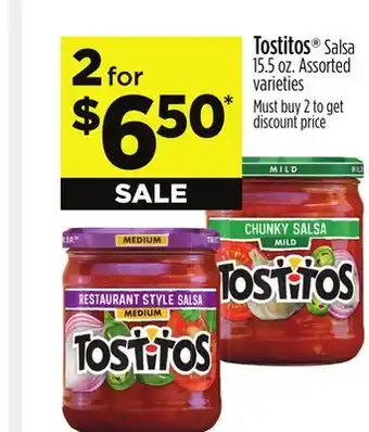 Dollar General Tostitos Salsa offer