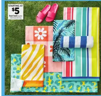 Dollar General Beach Towels offer