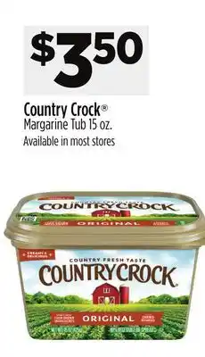 Dollar General Country Crock Margarine Tub offer