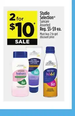 Dollar General Studio Selection Suncare offer