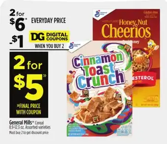 Dollar General General Mills Cereal offer