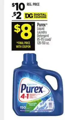 Dollar General Purex Liquid Laundry Detergent offer