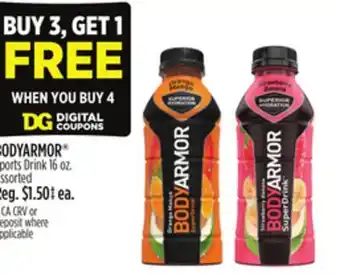Dollar General BODYARMOR Sports Drink offer
