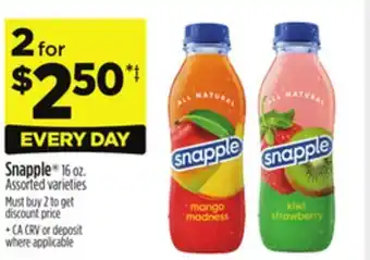 Dollar General Snapple offer