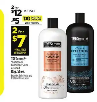 Dollar General TRESemmé offer
