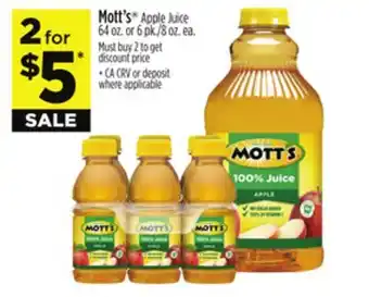 Dollar General Mott's Apple Juice offer