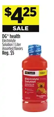 Dollar General DG health Electrolyte Solution offer