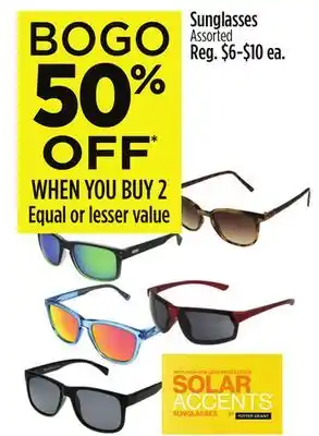 Dollar General Sunglasses offer