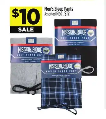 Dollar General Men's Sleep Pants offer