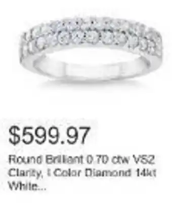 Costco VS2 Clarity 1 Color Diamond 14kt White offer