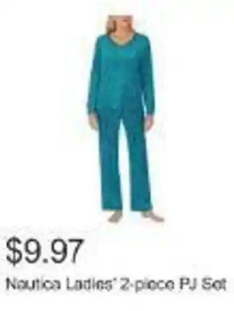 Costco Nautica Ladies 2-piece PJ Set offer