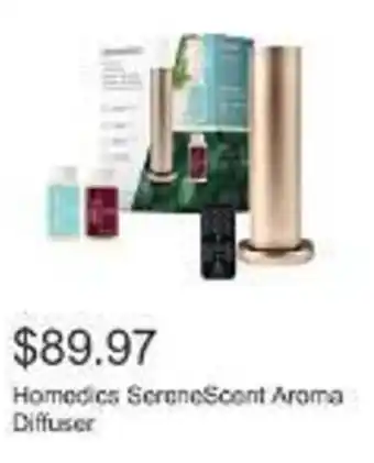 Costco Homedics SereneScent Aroma Diffuser offer