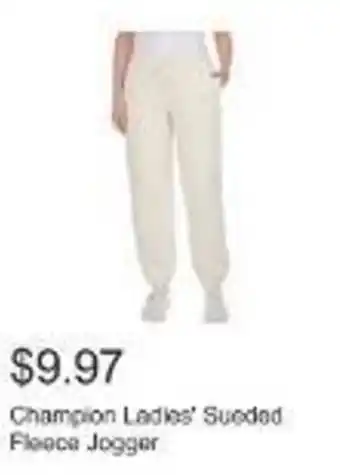 Costco Champion Ladies Sueded Fleece Jogger offer