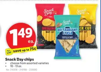 Lidl Snack Day chips offer