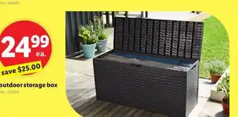 Lidl outdoor storage box offer