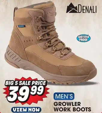 Big 5 Denali Growler Men's Waterproof Tactical Service Boots offer