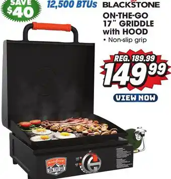 Big 5 Blackstone On The Go 17 Griddle with Hood offer