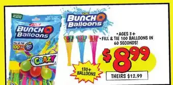 Ollie's BUNCH BALLOONS offer