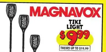 Ollie's MAGNAVOX TIKI LIGHT offer