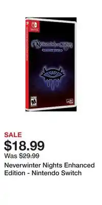 Game Stop Neverwinter Nights Enhanced Edition - Nintendo Switch offer