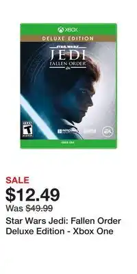 Game Stop Star Wars Jedi: Fallen Order Deluxe Edition - Xbox One offer