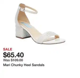 Belk Mari Chunky Heel Sandals offer