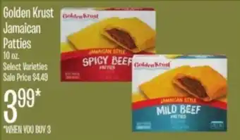 Jewel-Osco Golden Krust Jamaican Patties offer