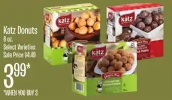Jewel-Osco Katz Donuts 6 oz. offer