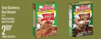 Jewel-Osco Tony Chacheres Rice Dinners offer