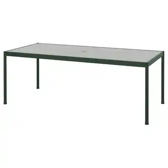 Ikea SegerÖn Table, outdoor, dark green/light gray, 35 7/8x83 1/2 offer
