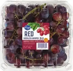 Kroger Kroger Red, White, Black or Tri-Color Seedless Grapes offer