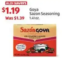 Aldi Goya Sazon Seasoning offer