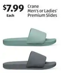 Aldi Crane Men's or Ladies' Premium Slides offer