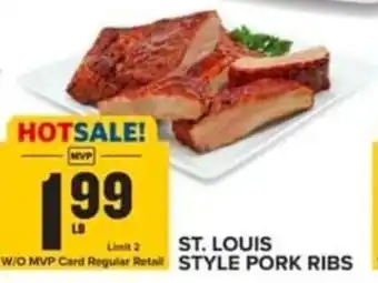 Food Lion ST. LOUIS STYLE PORK RIBS offer