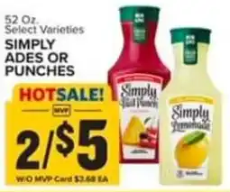 Food Lion SIMPLY ADES OR PUNCHES offer