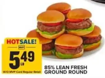 Food Lion 85% LEAN FRESH GROUND ROUND offer