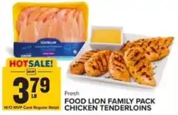 Food Lion FOOD LION FAMILY PACK CHICKEN TENDERLOINS offer