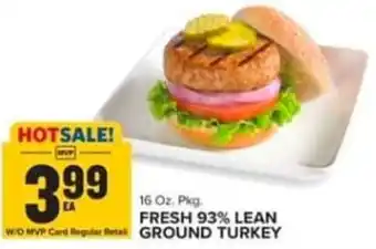 Food Lion FRESH 93% LEAN GROUND TURKEY offer