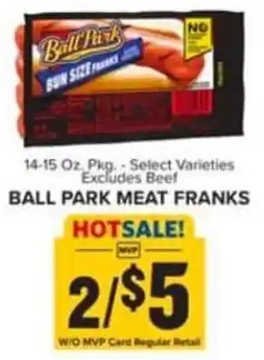 Food Lion BALL PARK MEAT FRANKS offer