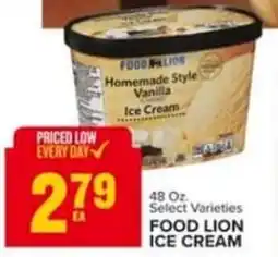 Food Lion FOOD LION ICE CREAM offer