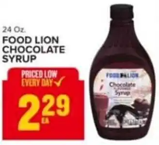 Food Lion FOOD LION CHOCOLATE SYRUP offer